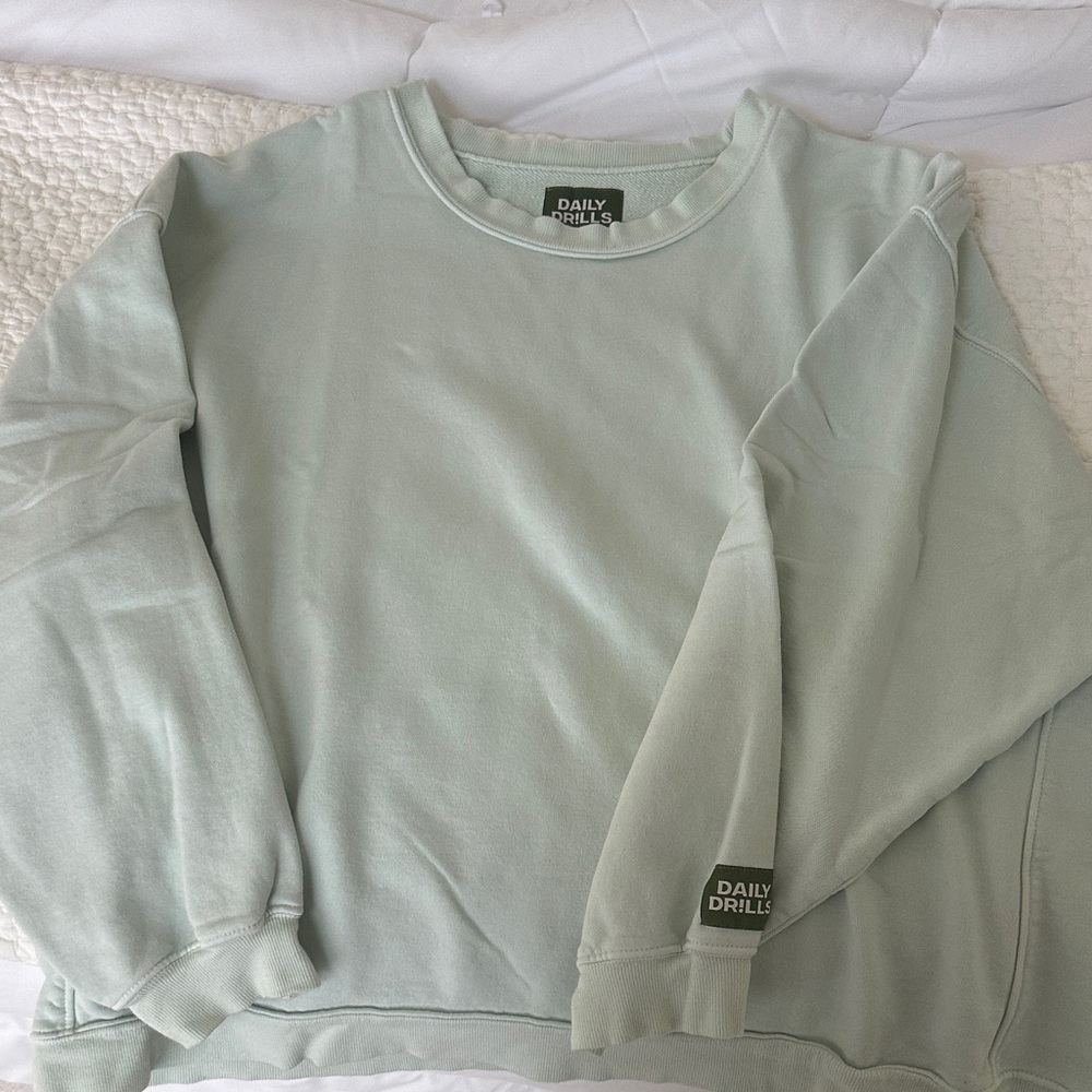 Daily Drills Light Green Pullover